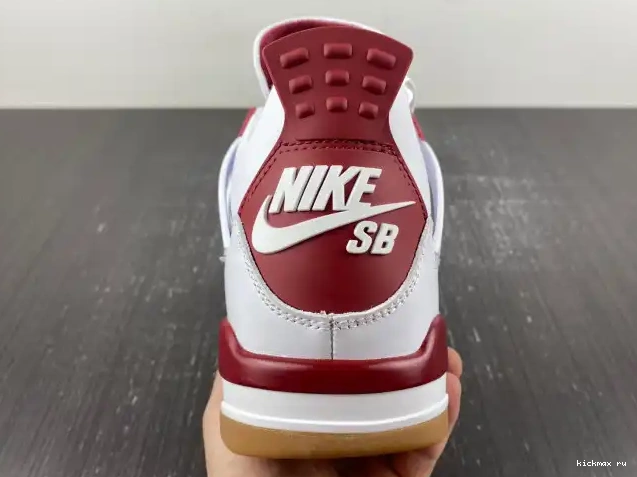Rep Kickmax 4 Retro Pine DR5415-160 Jordan Red SB 0502